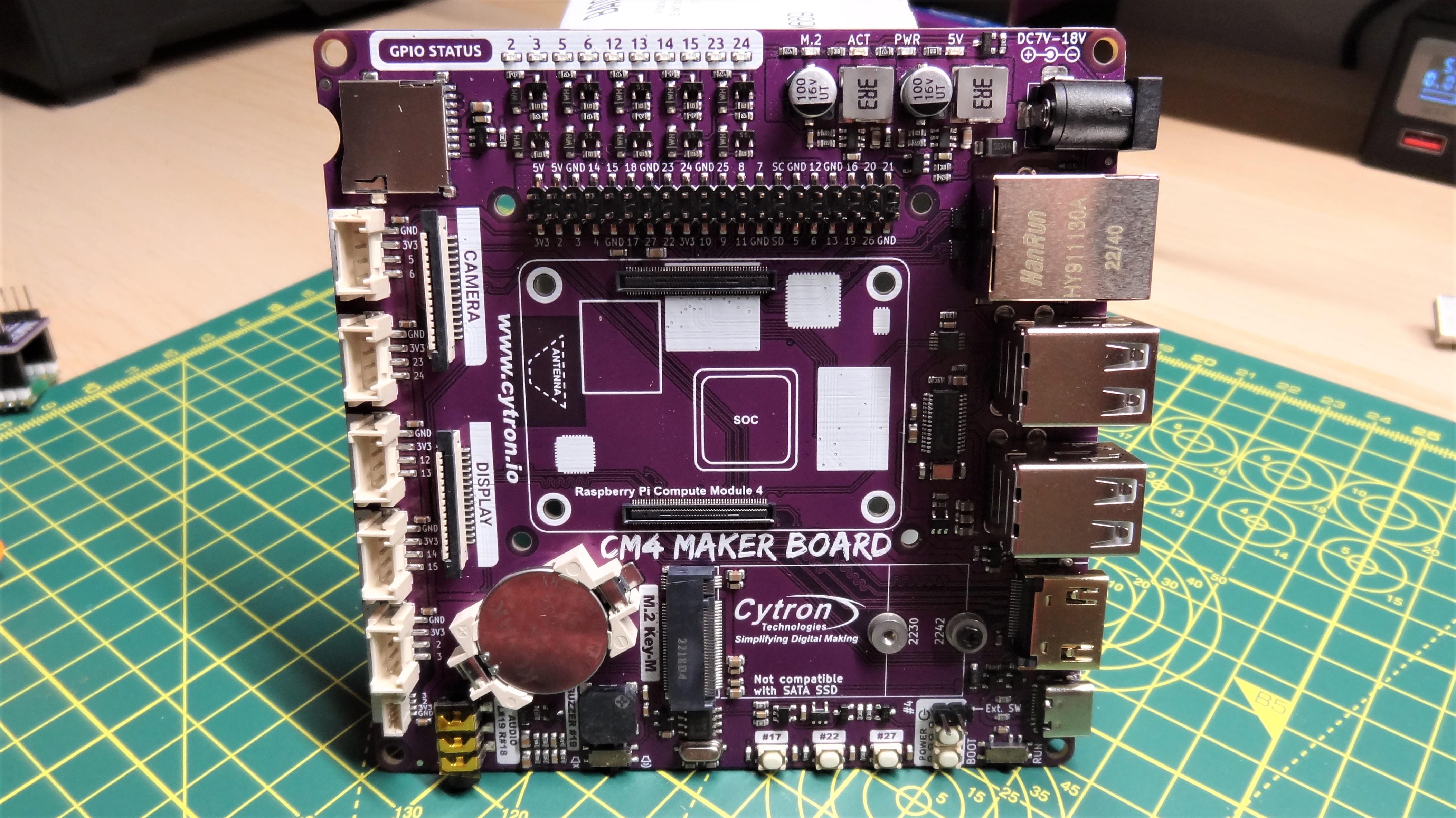 Cytron CM4 Maker Board Review Versatility in PCB Form Tom's Hardware