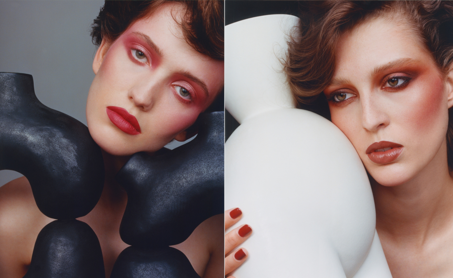 How to experiment with coloured eyeshadow, as seen in issues of