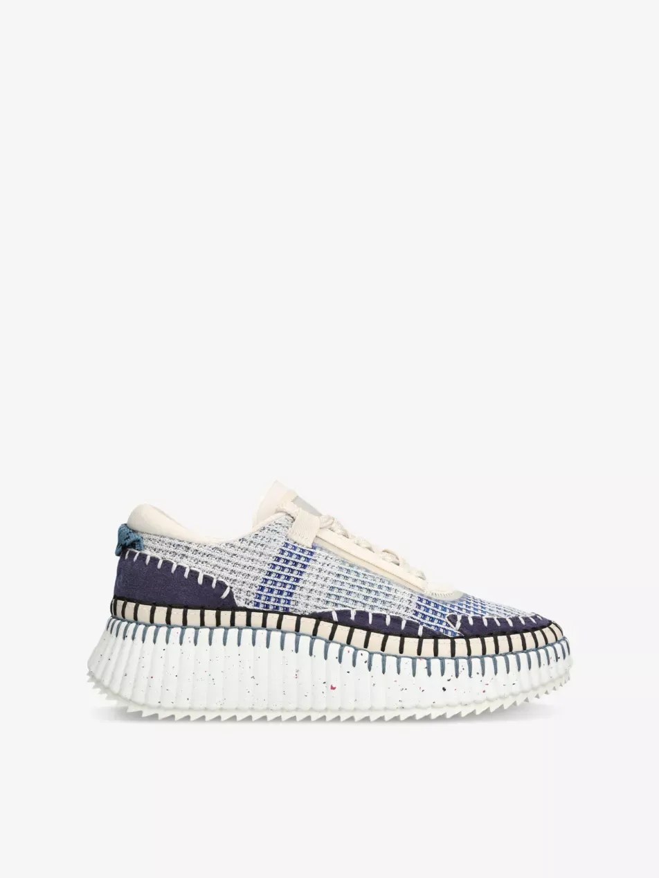 Nama Runner Mixed-Material Trainers