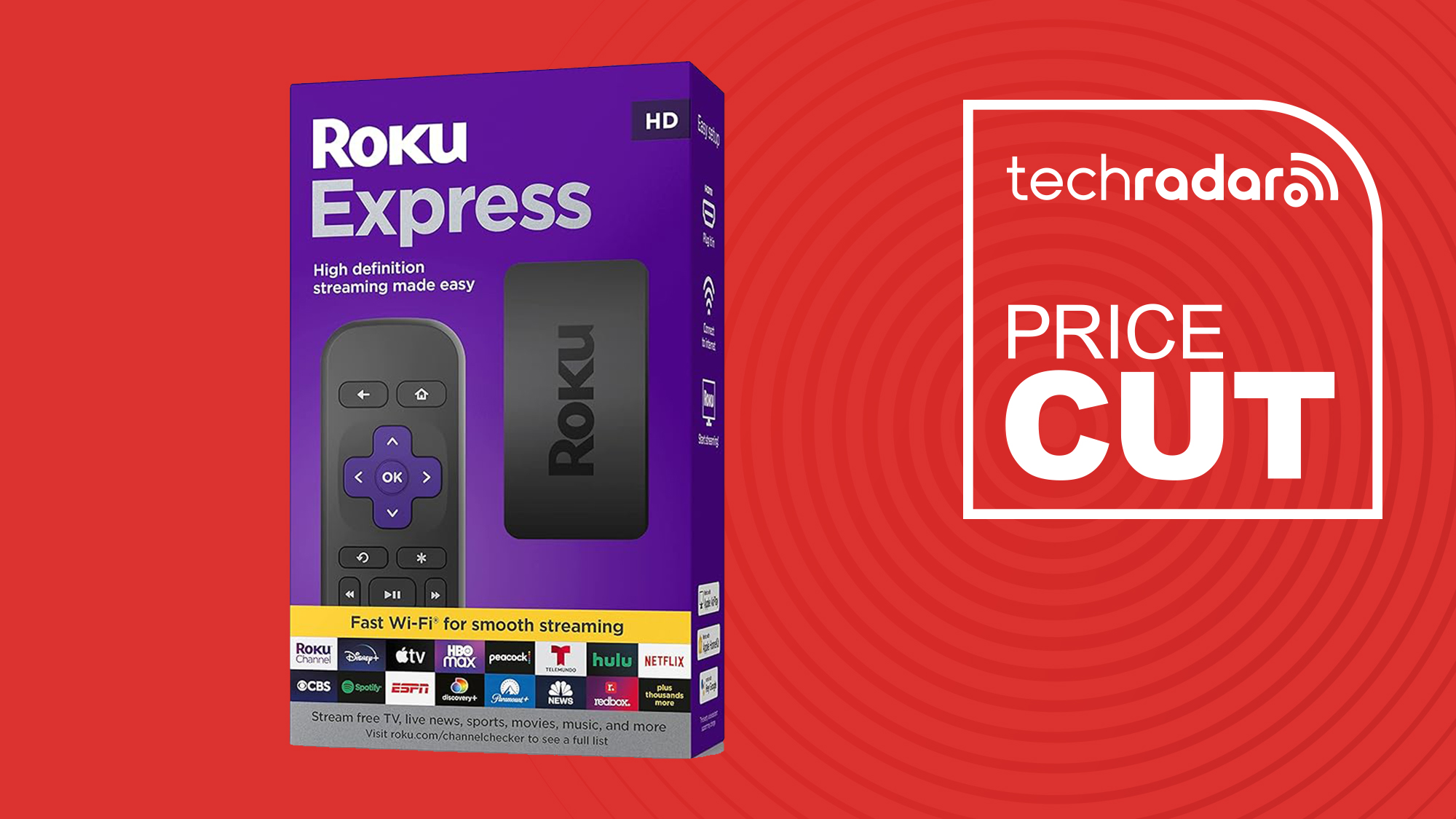 The Roku Express HD is a cheap and easytouse streaming device and