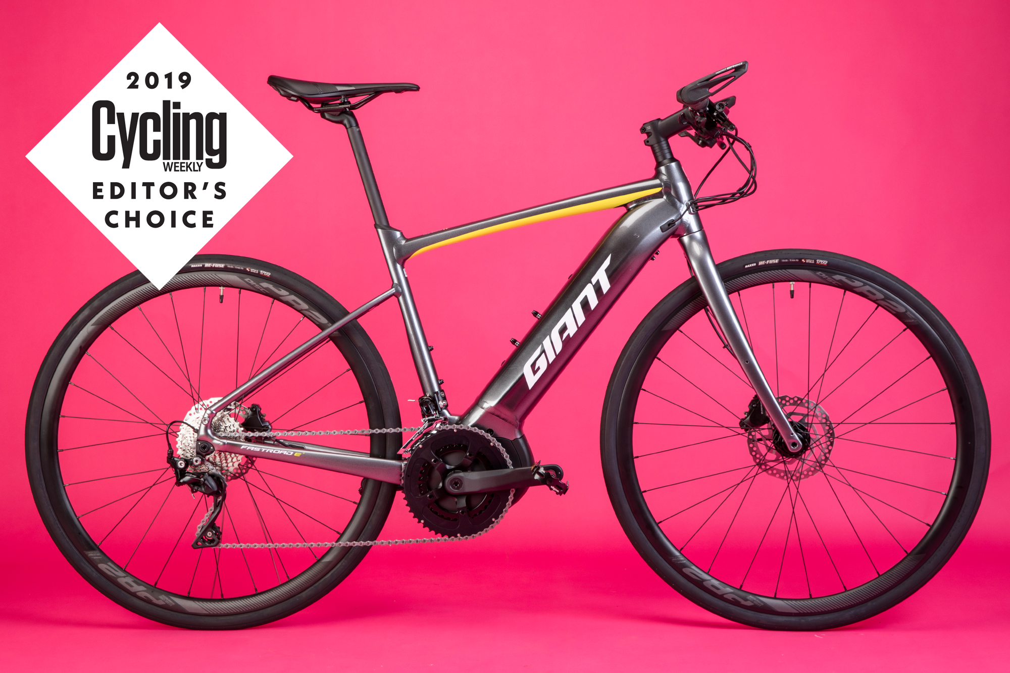 Giant FastRoad E+ electric road bike review Cycling Weekly