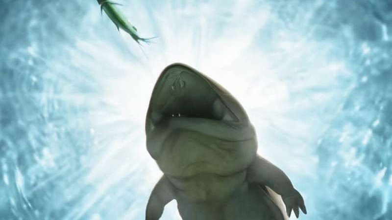 An artist&rsquo;s impression of the newly described Triassic amphibian.