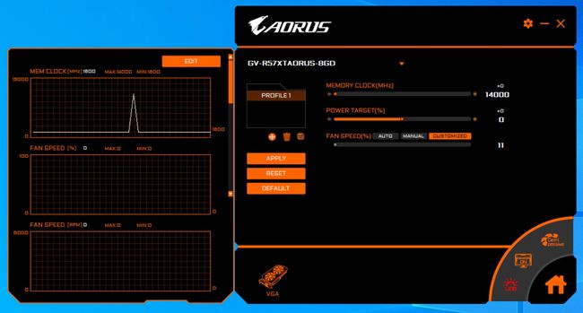 Software Aorus Engine Aorus RX 5700 XT 8G Review As Fast as XT can