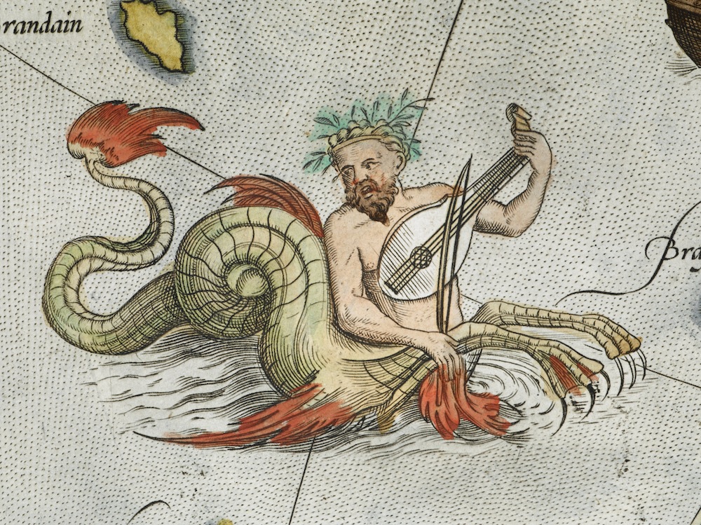 ichthyocentaur playing a viol