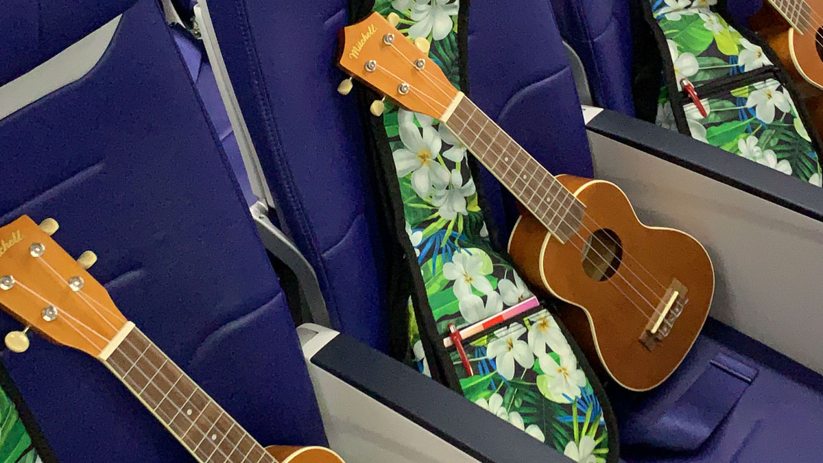 Guitar Center surprises Southwest Airlines passengers to Hawaii with