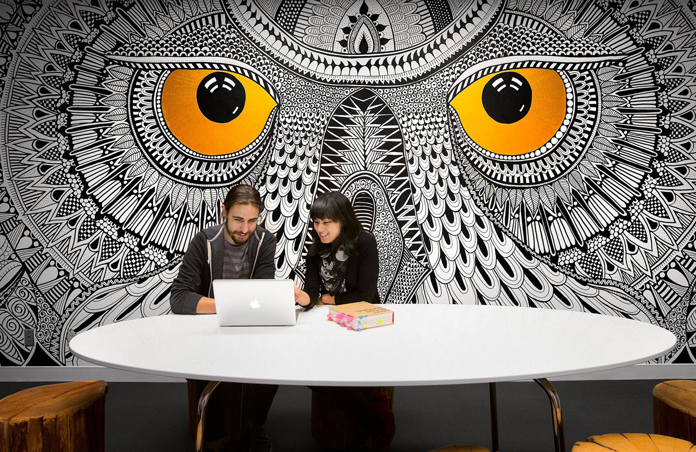 14 incredibly cool office murals Creative Bloq