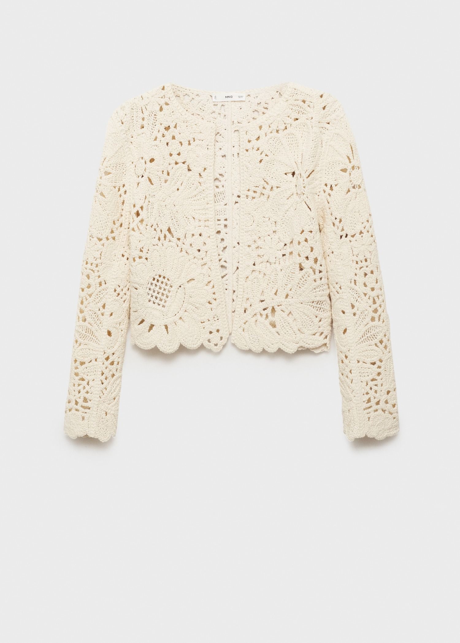 Mango, Openwork Knitted Jacket