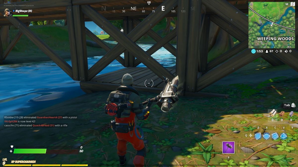 Fortnite hidden T location where to find the letter T in Fortnite PC