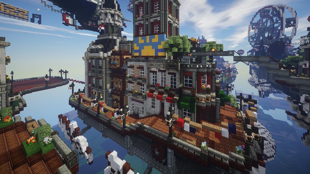 BioShock Infinite's Columbia appears in the skies of Minecraft PC Gamer