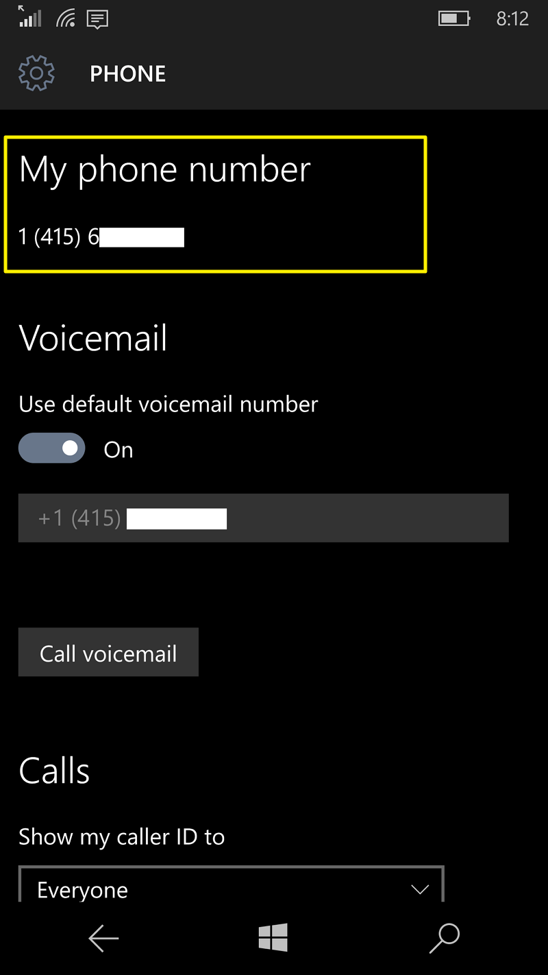 How to find your phone number in Windows 10 Mobile Windows Central