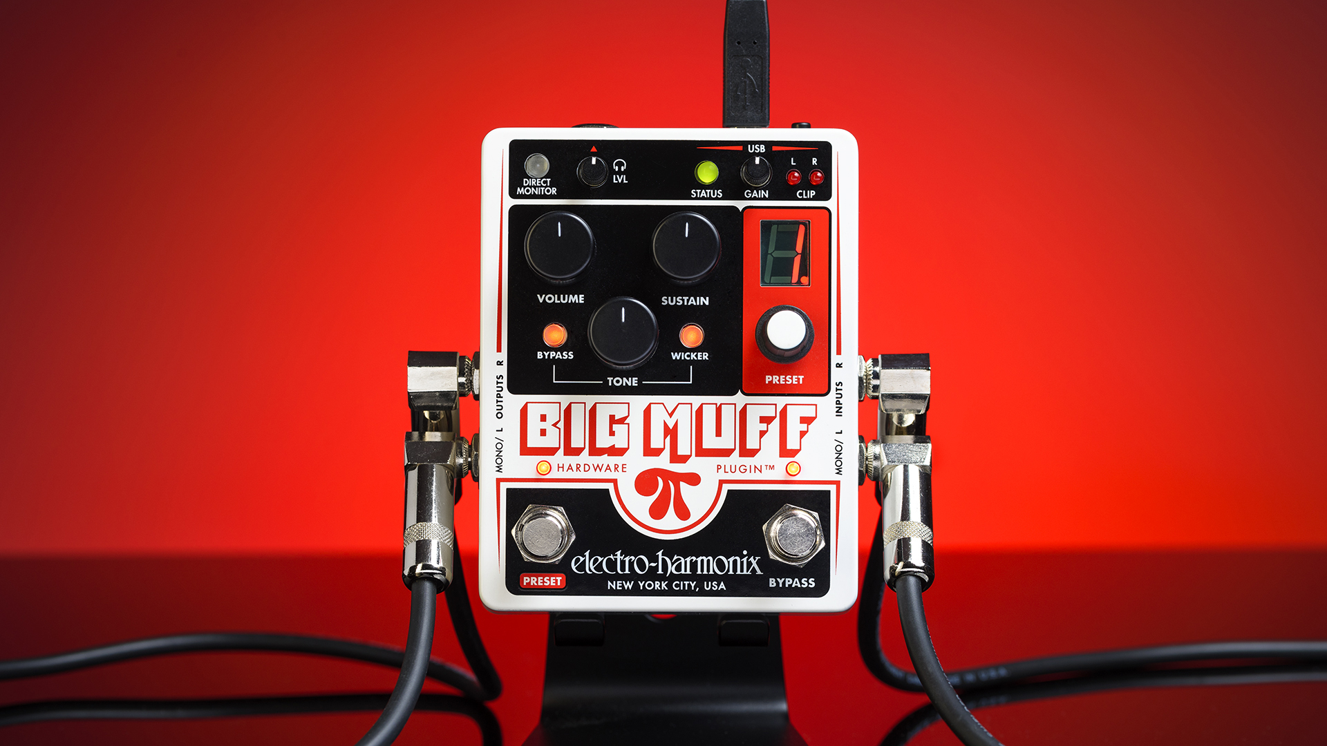 The ElectroHarmonix Big Muff Pi evolves with a Hardware Plugin edition