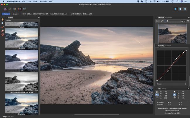 Create vibrant HDR images in Affinity Photo with merge and tone mapping