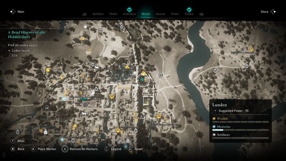 AC Valhalla Hidden Ones Bureau locations All Valhalla Codex Pages