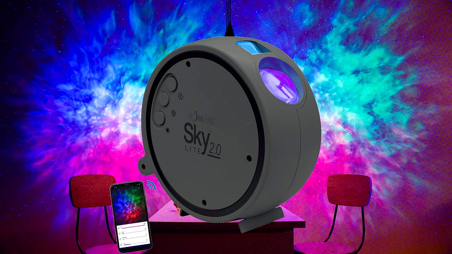 Save 65 on the BlissLights Sky Lite 2.0 laser star projector Space