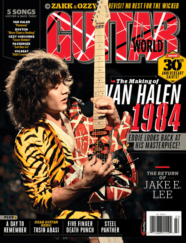 Photo Gallery Eddie Van Halen Guitar World Covers Throughout the Years