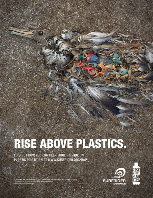 Creative print ads target plastic pollution Creative Bloq