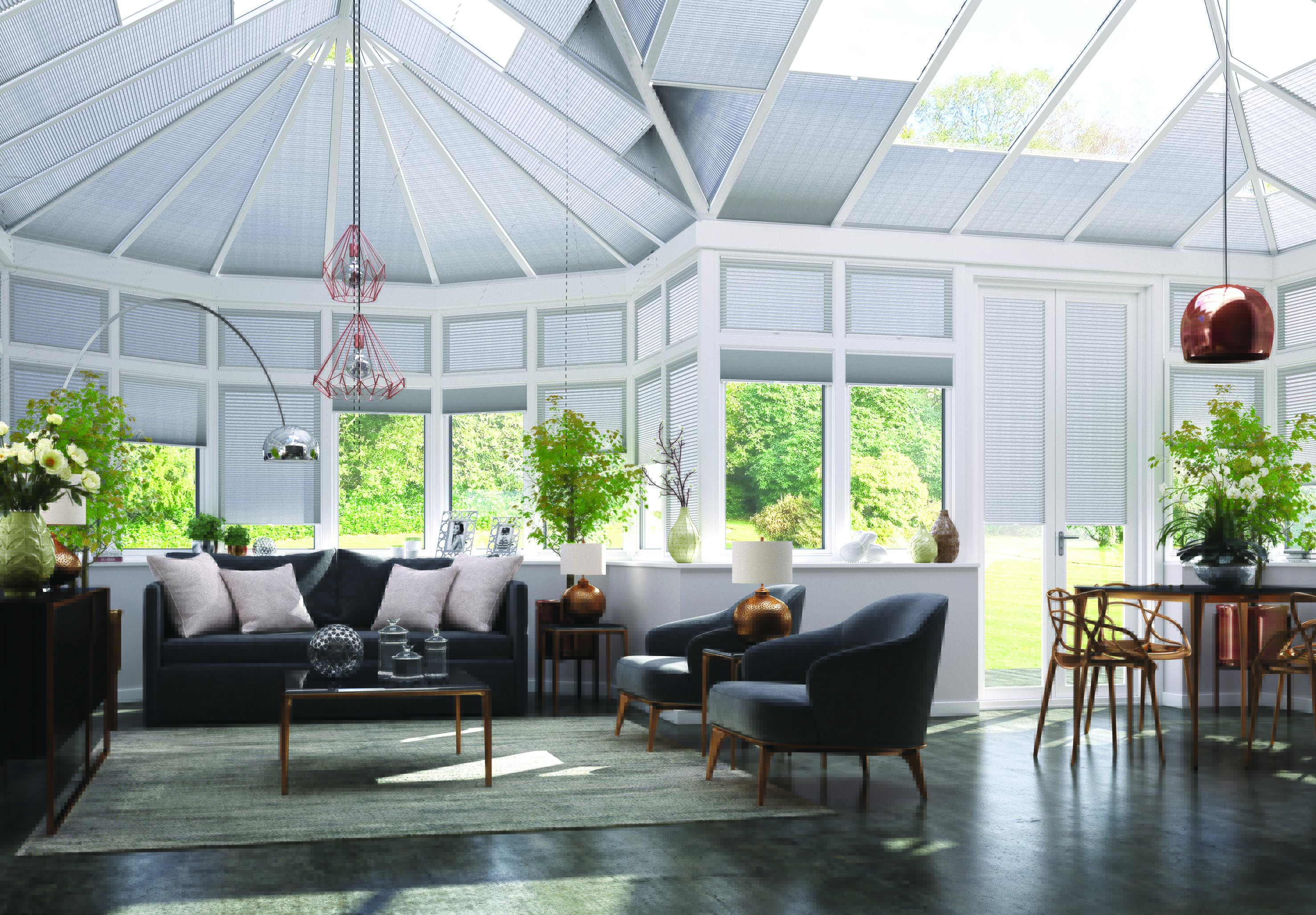 Conservatory blind ideas 16 designs for shade and privacy Real Homes
