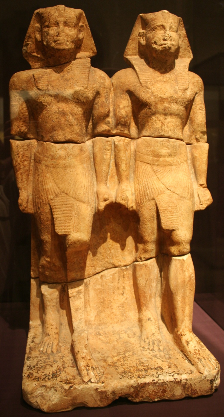 a &ldquo;double statue&rdquo; of Niuserre (the king depicted twice), which is now in a museum in Munich.