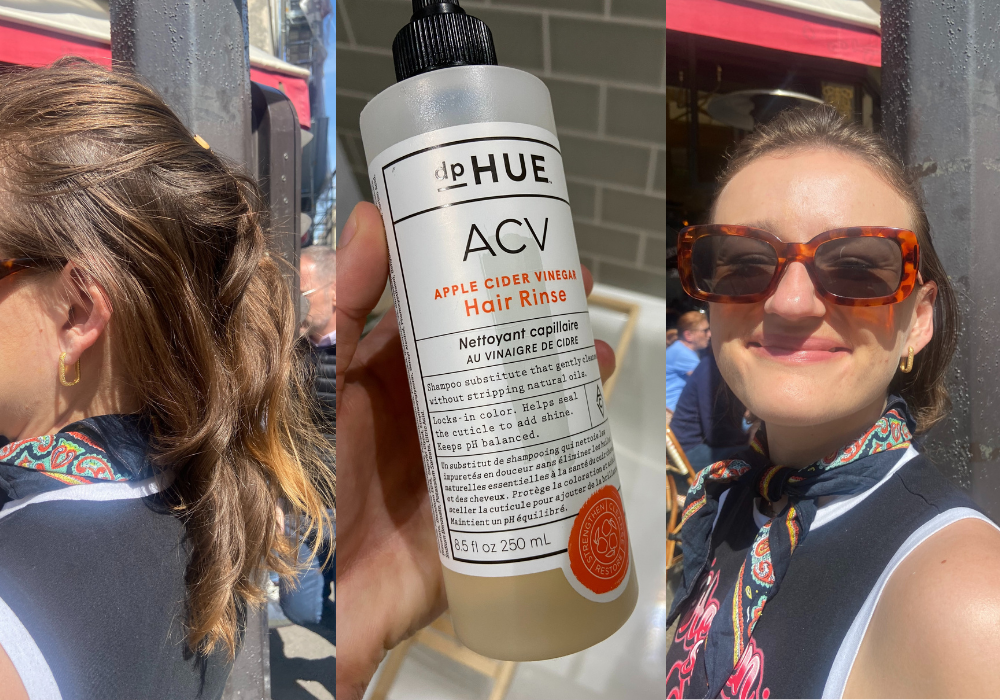 dpHUE ACV hair rinse review "I was pleasantly surprised here's why