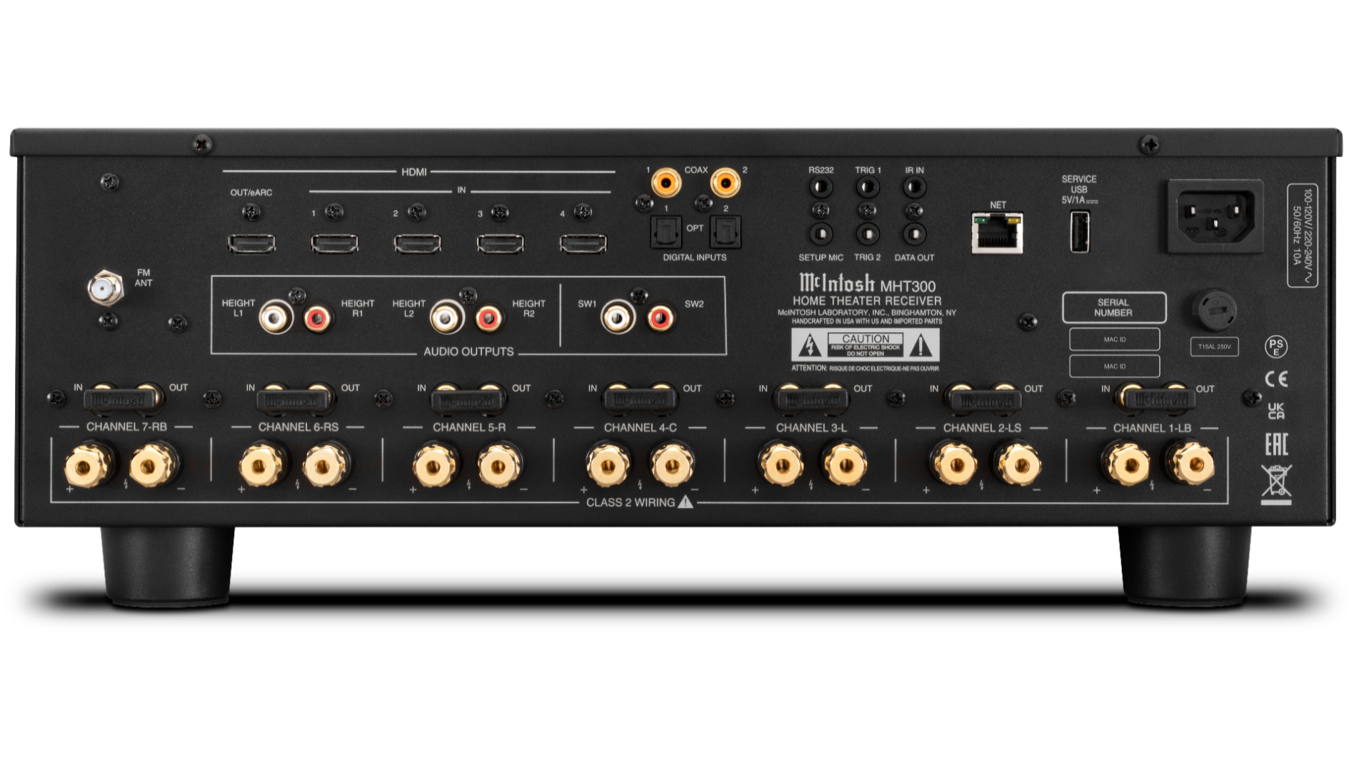 McIntosh launches MHT300 AV receiver with HDMI 2.1, 8K and Dolby Atmos