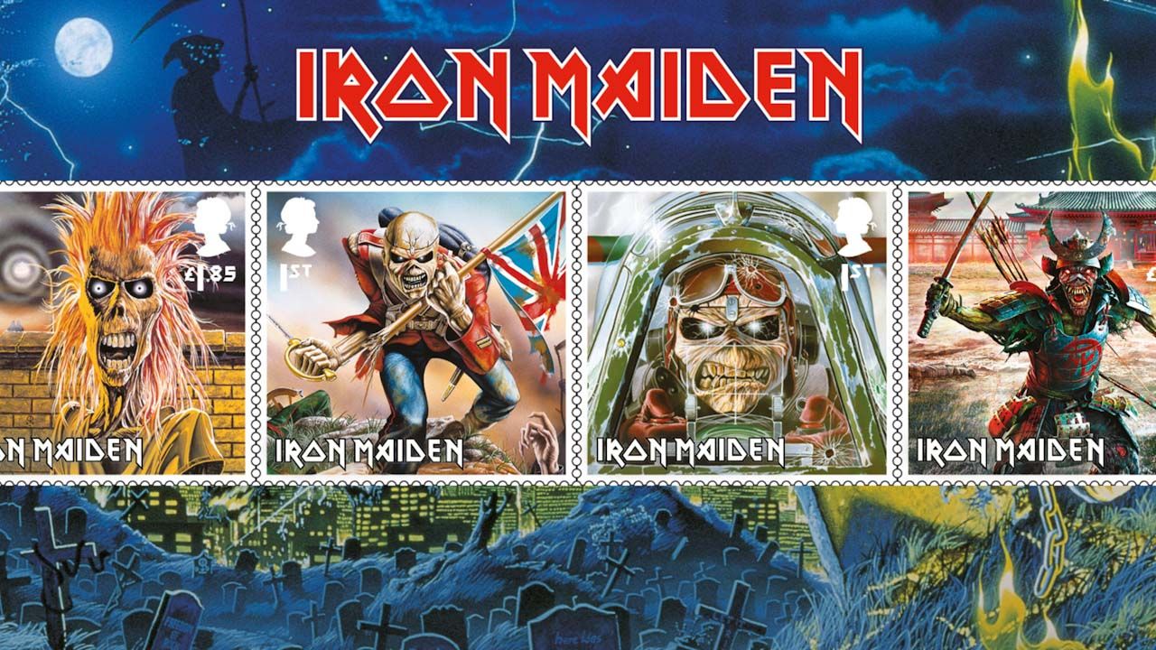 Iron Maiden postage stamps launched by Royal Mail Louder