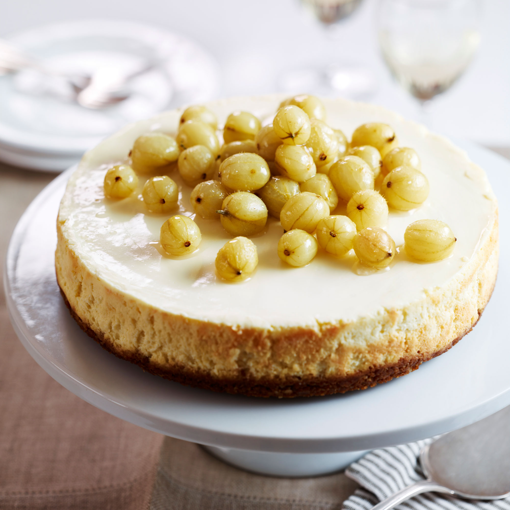 Gooseberry Cheesecake Dessert Recipes Woman & Home