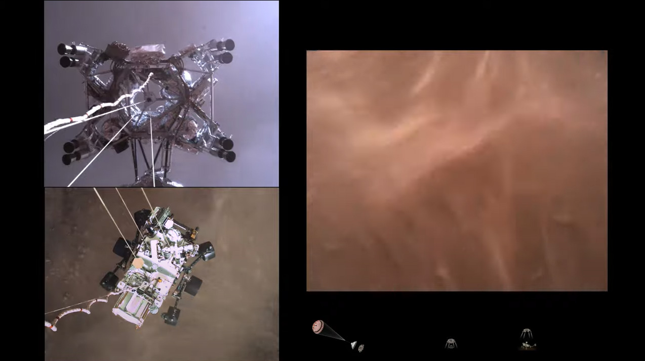 Watch the Perseverance rover land on Mars in this epic firstofits