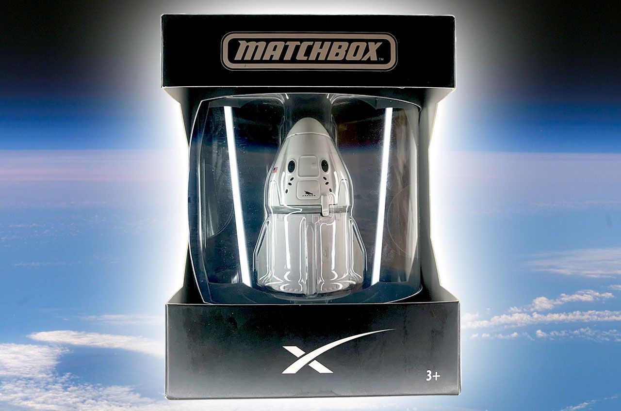 SpaceX's Crew Dragon capsule is now a Matchbox diecast model Space