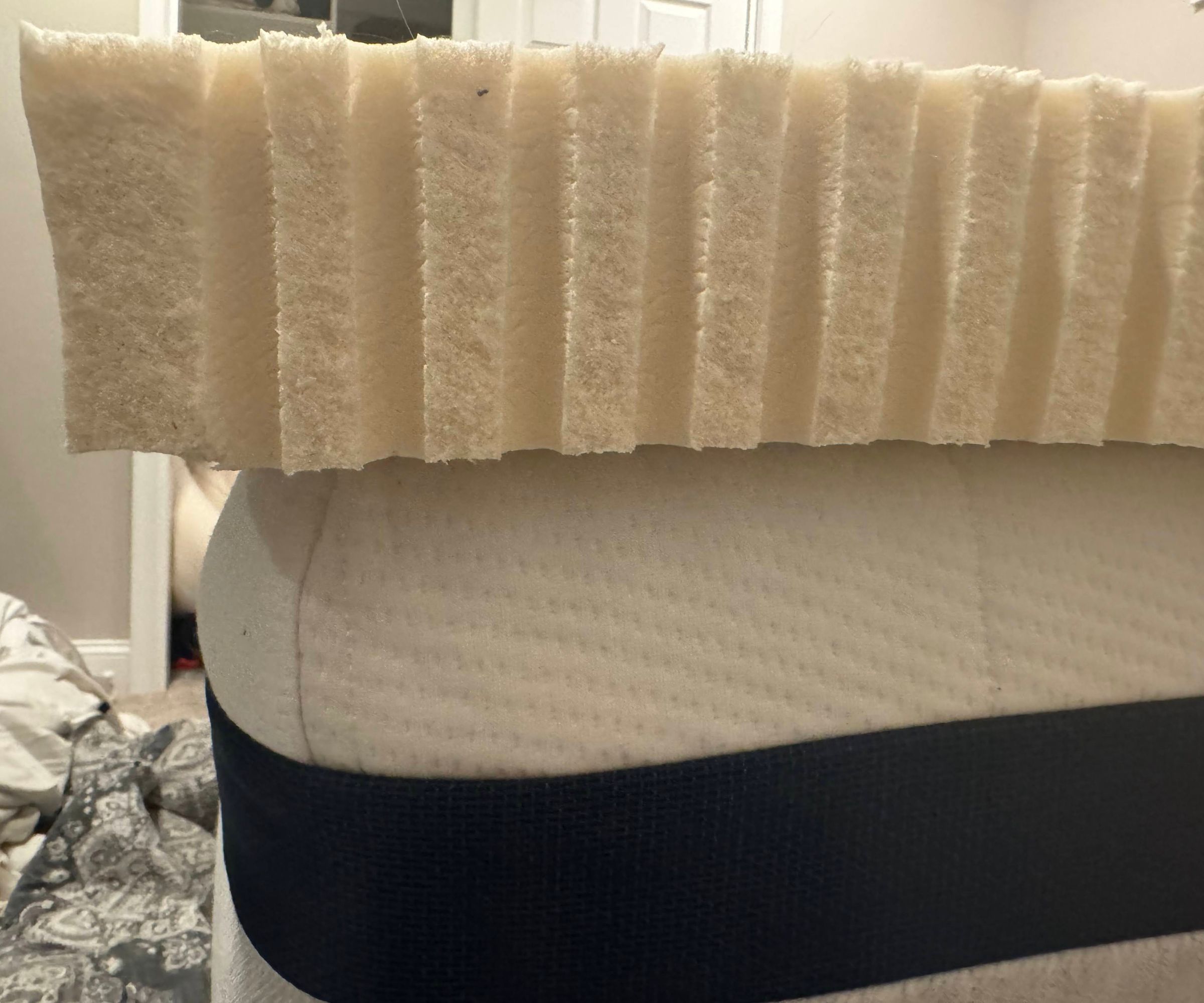 Turmerry Latex Mattress Topper review great pressure relief Homes