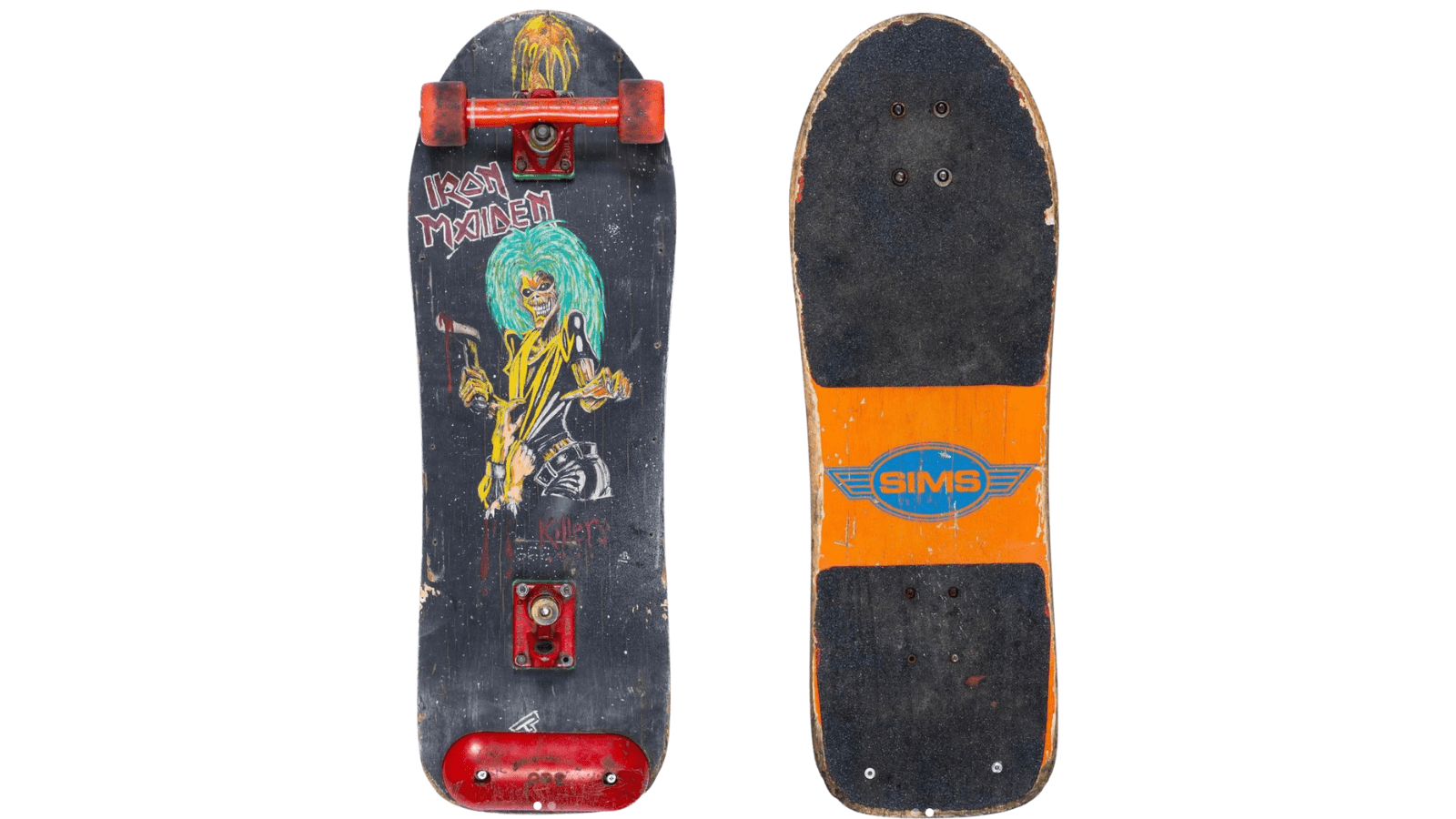 Tony Hawk unearths Kurt Cobain's skateboard with handpainted Iron
