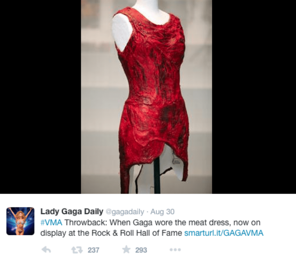 Lady Gaga Meat Dress Marie Claire UK