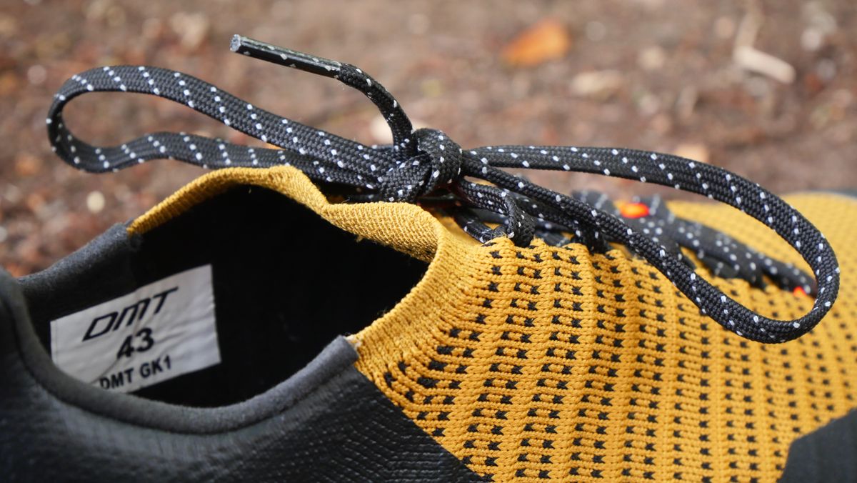 DMT GK1 gravel shoe review stylish knitted offroad kicks Bike Perfect