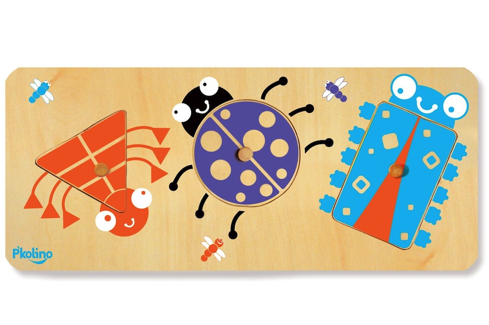 P&rsquo;kolino 3-Piece Puzzle - Bugs