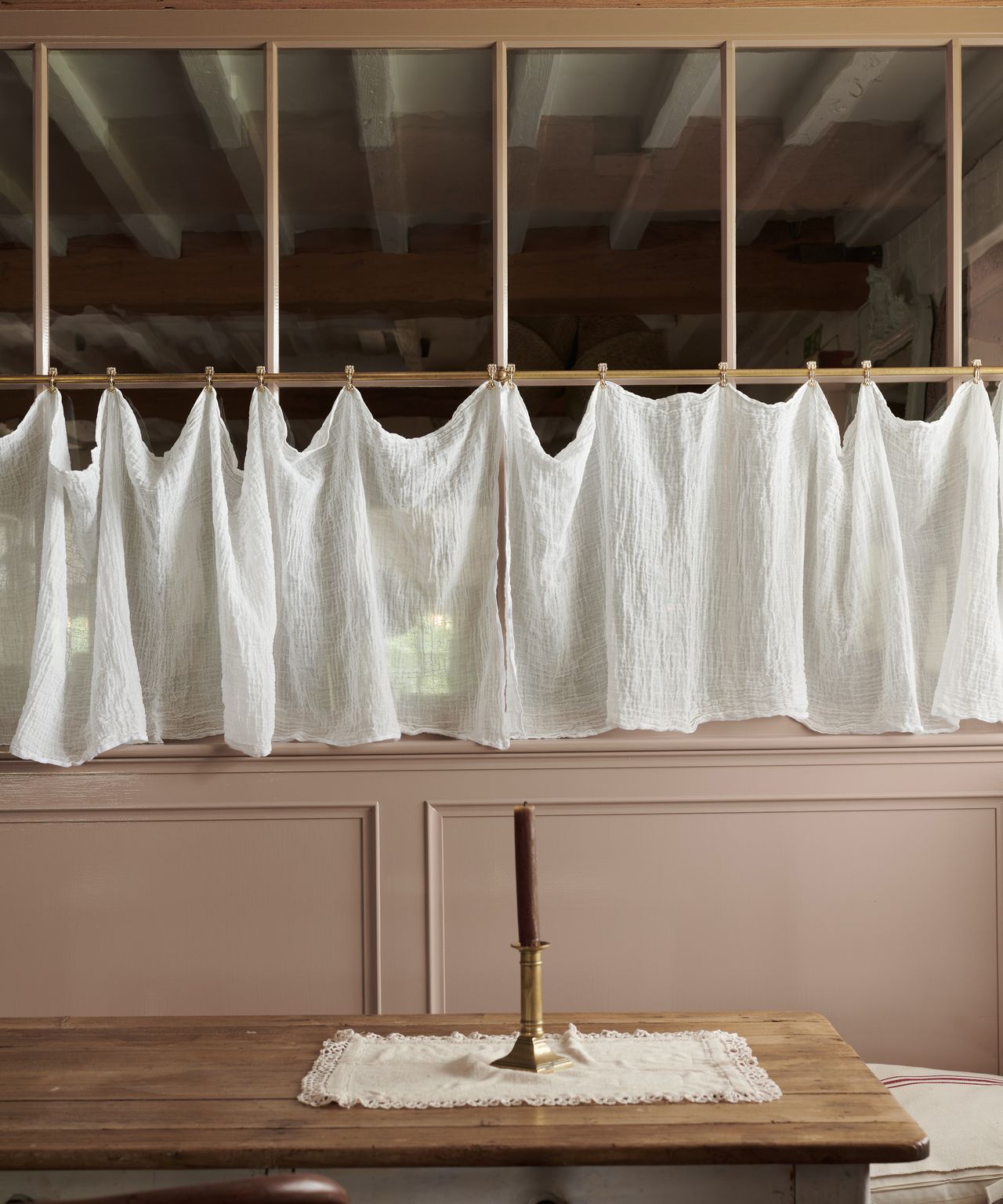 French cafe curtains the chic new kitchen trend Livingetc