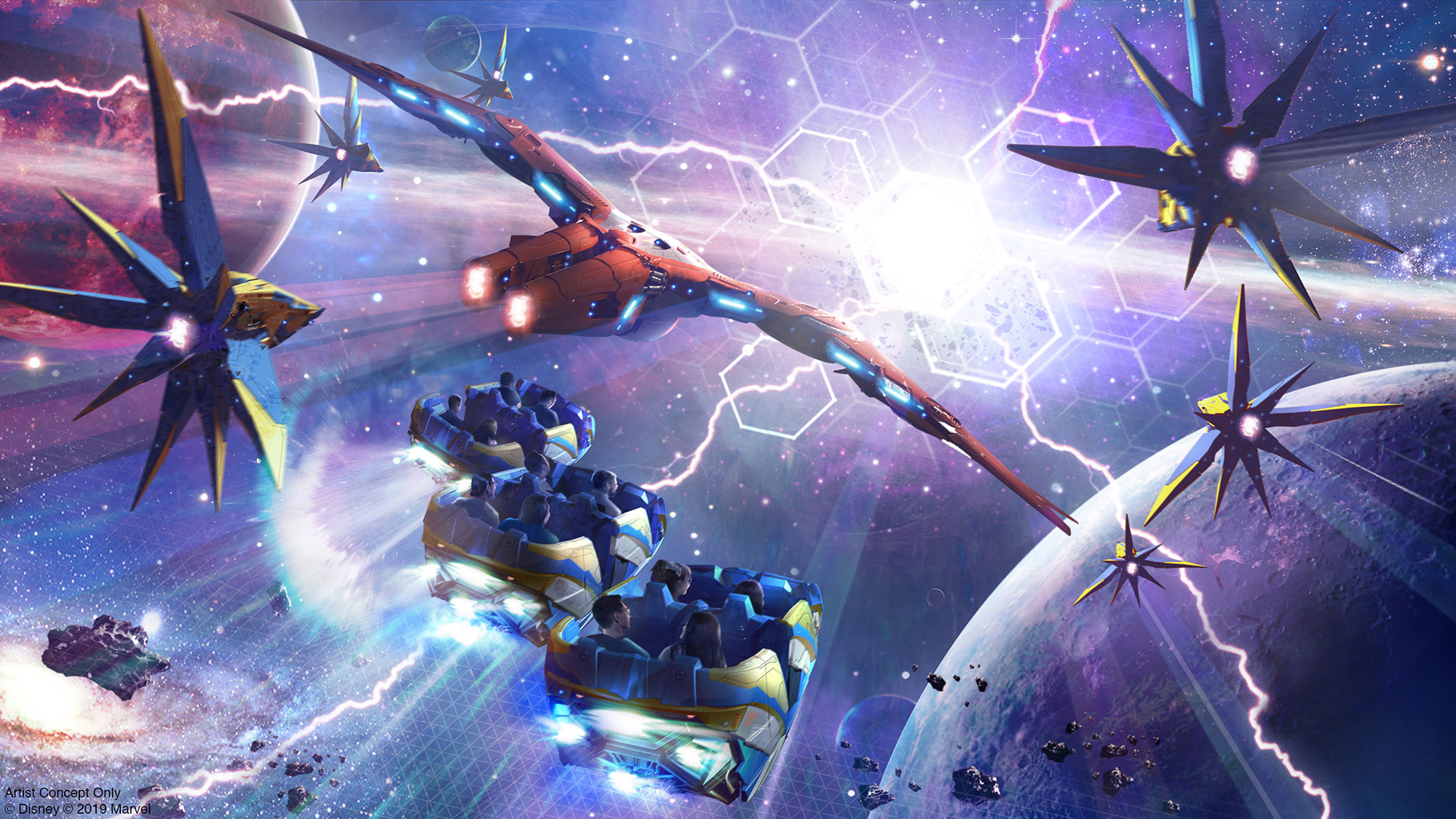 Cosmic "Guardians" Coaster Will Launch You Backwards Into Space Space