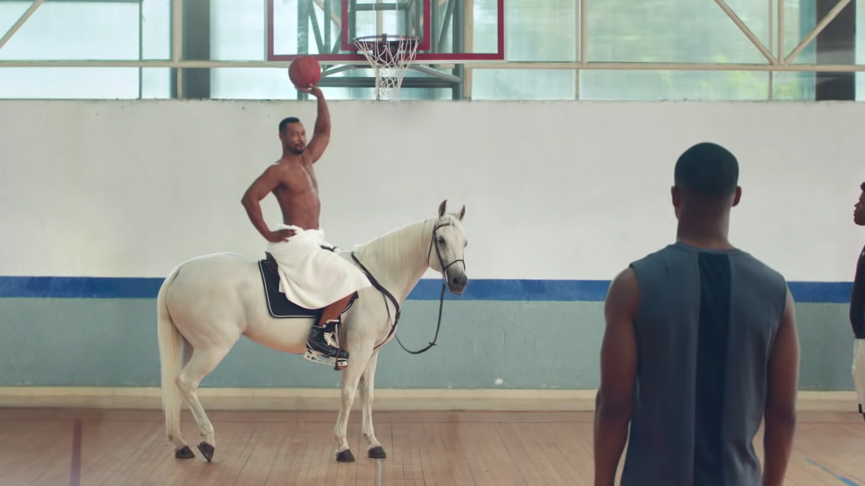Old Spice Commercial Horse