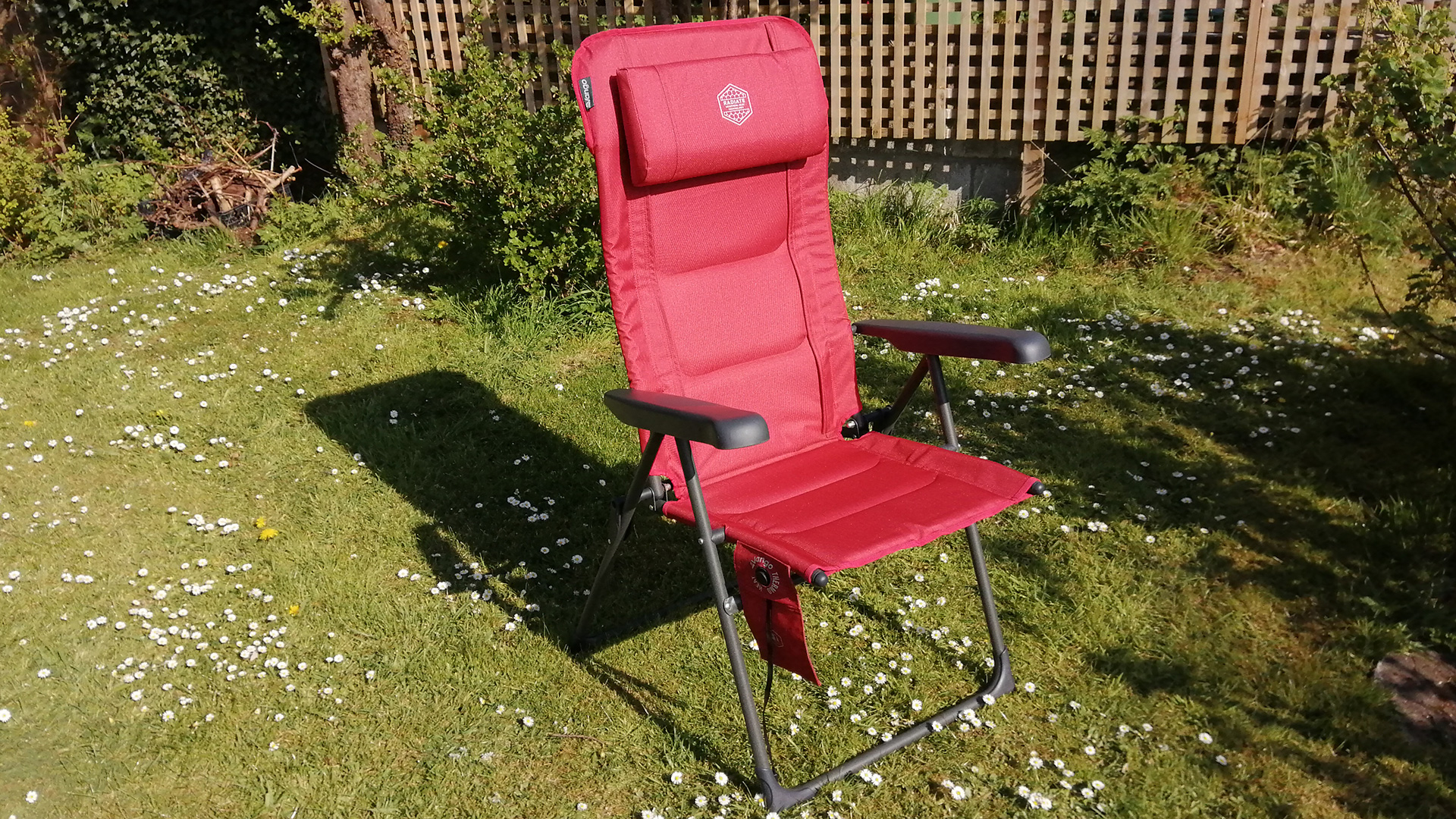 Vango Radiate DLX camping chair review this heated chair is your
