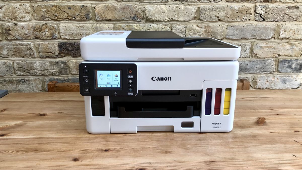 Canon MAXIFY GX6050 3in1 color inkjet printer review TechRadar
