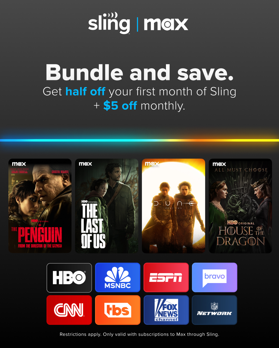 Sling TV Launches Max TV Tech