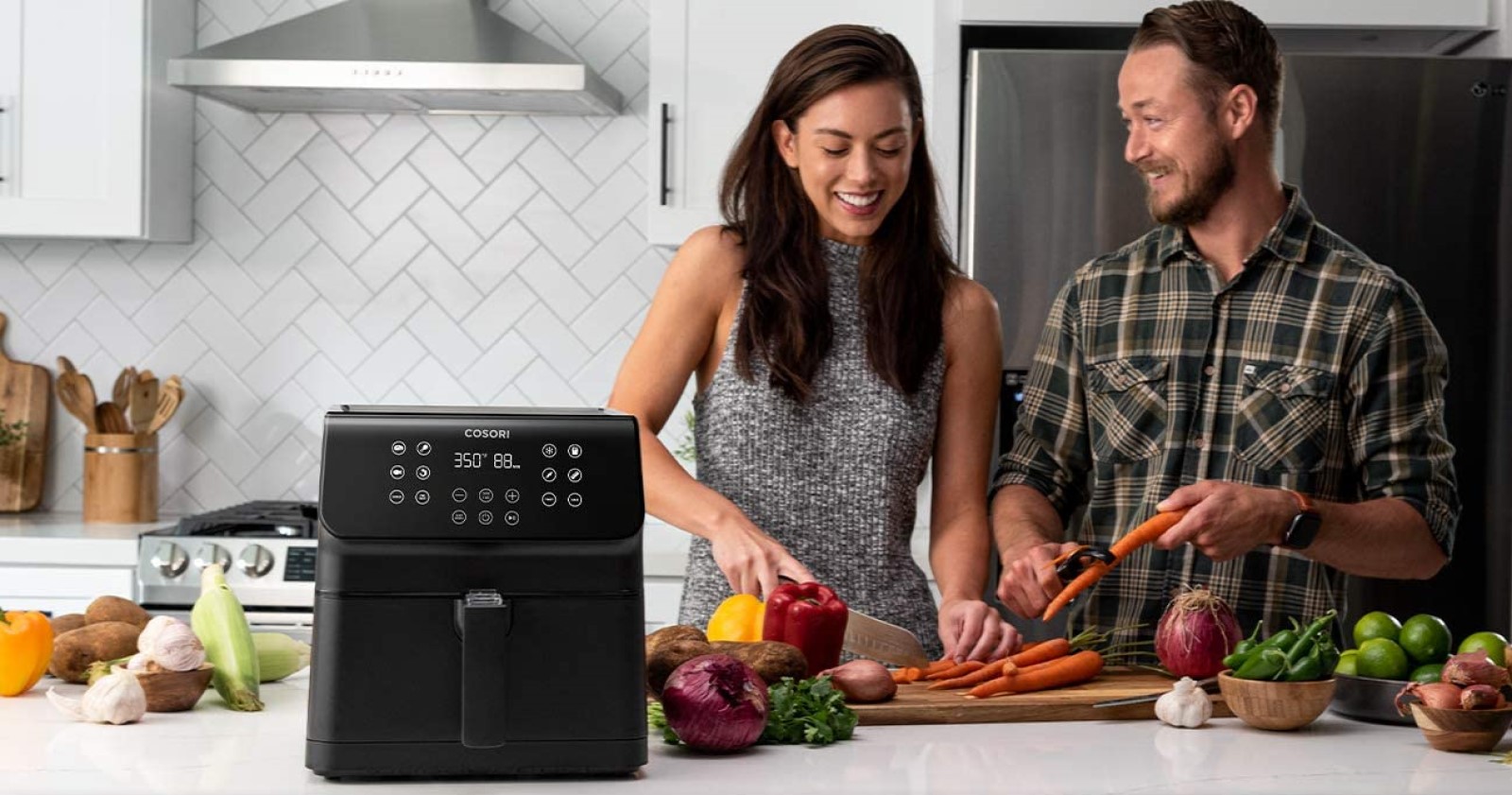Not blowing hot air — the Cosori CP358AF Pro Air Fryer is actually