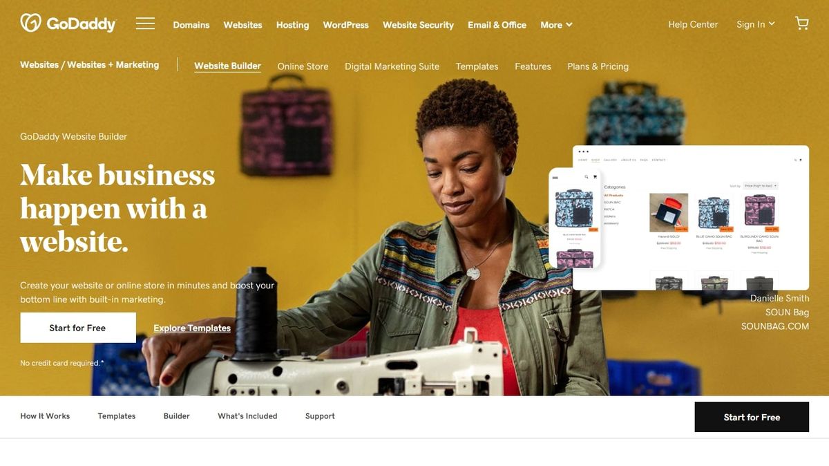 Website Builder Create a Free Website in Minutes - GoDaddy AE