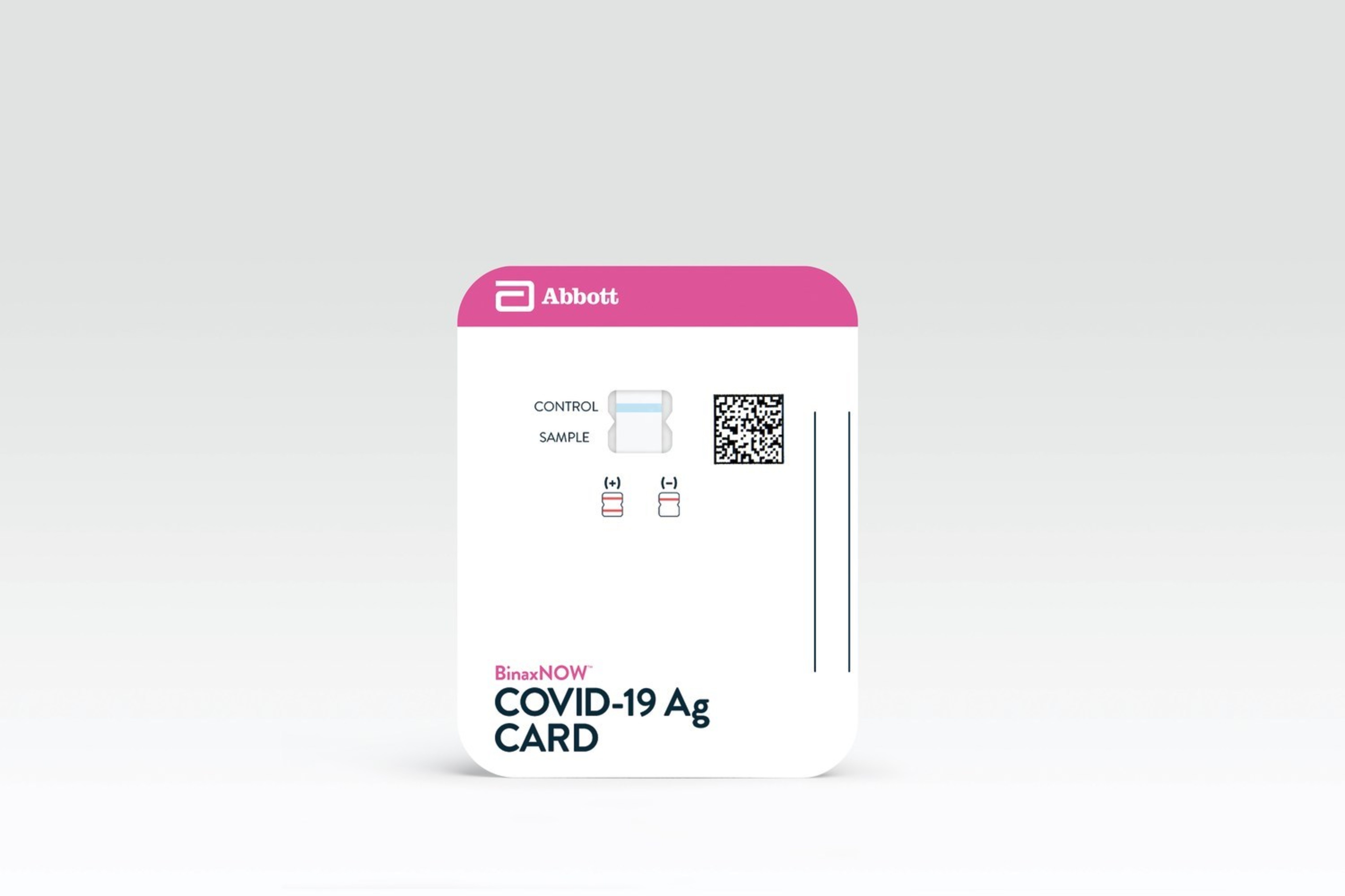 Abbott�s rapid coronavirus test is the size of a credit card.