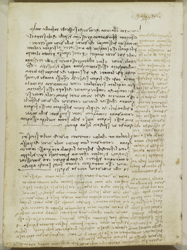 Da Vinci&rsquo;s notes on the death of a centenarian.