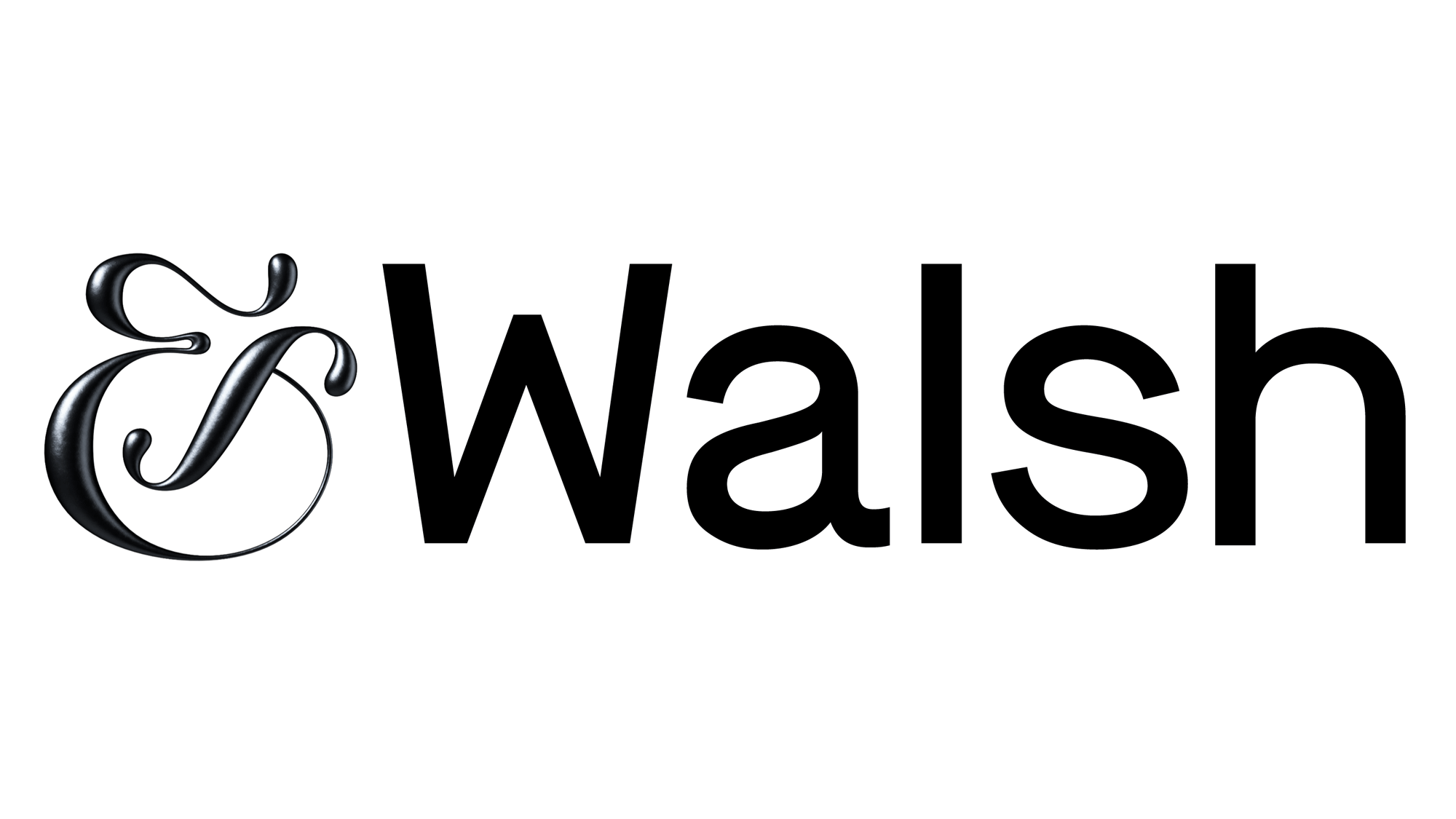 New &Walsh logo pushes typography to the limits Creative Bloq
