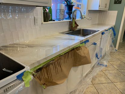 DIY marble countertops are the next big viral home hack | Livingetc