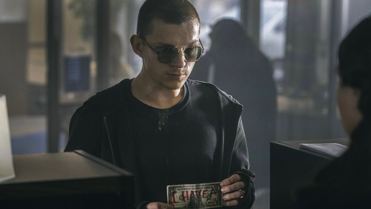 Tom Holland is a struggling war vet in the first trailer for the Russo