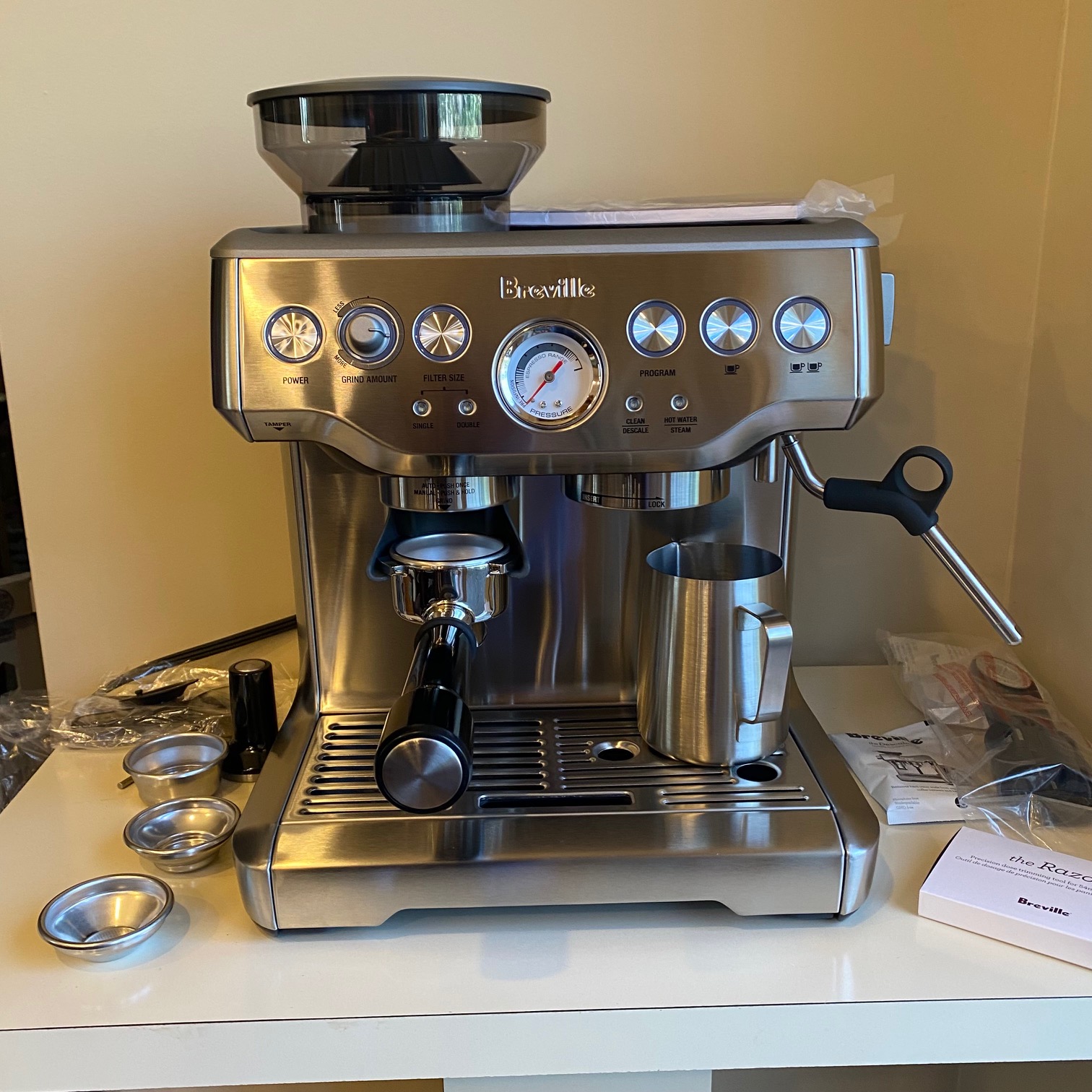 Breville Barista Express espresso machine review Woman & Home