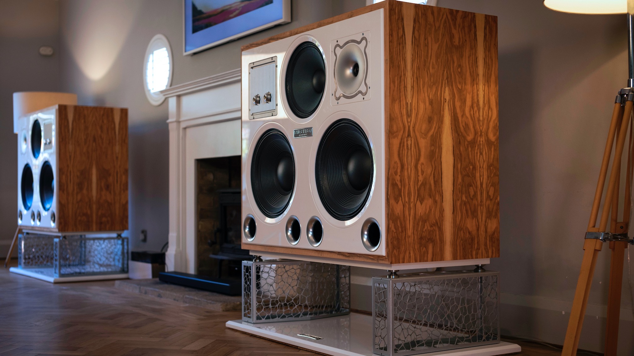 Stratton Acoustics' huge, highend stereo speakers…