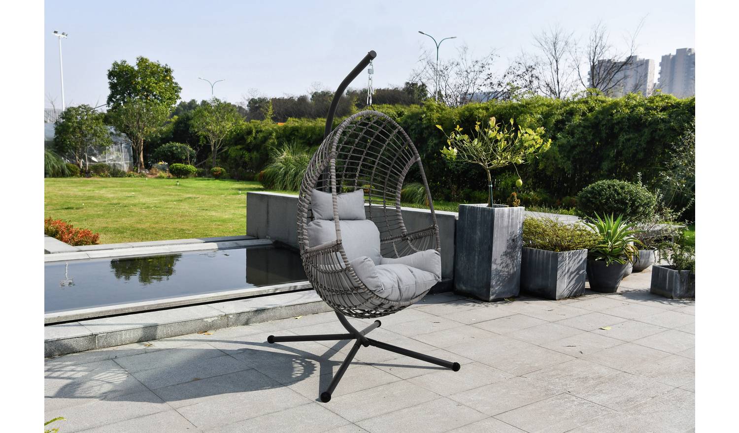 Tesco garden furniture includes egg chair almost identical to Aldi