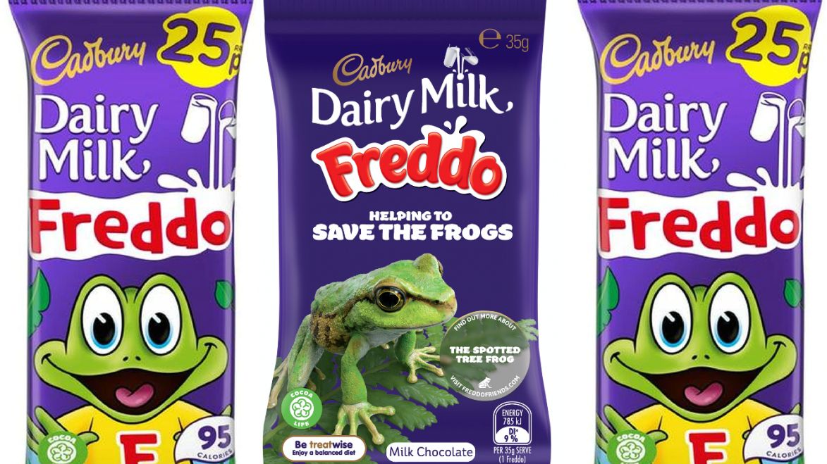 Cadbury replaces beloved Freddo mascot (for a very good reason
